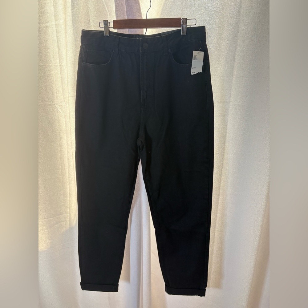 NEW BDG Urban Outfitters Mom-High Rise Jeans Black Size 32‎ NWT 483